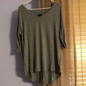 Gray American Eagle Low Length Shirt